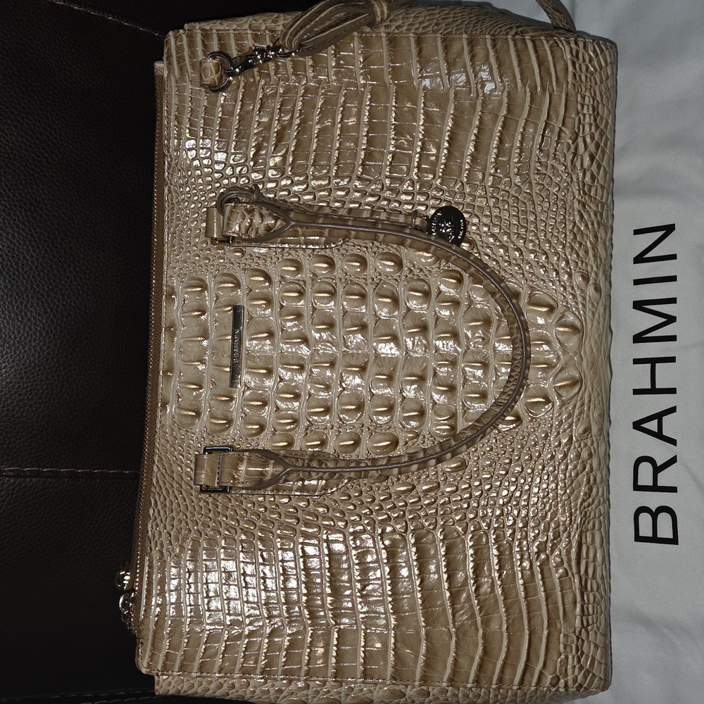 Brahmin Blake Satchel Shortbread Melbourne